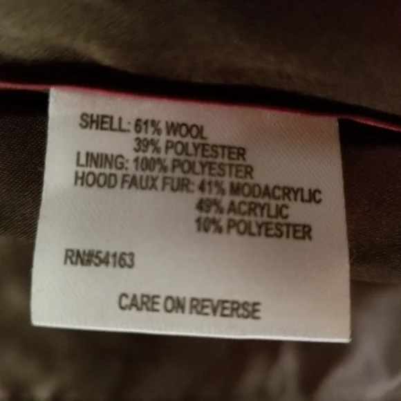 Women's Calvin Klein Pea coat size 8 - Picture 4 of 9